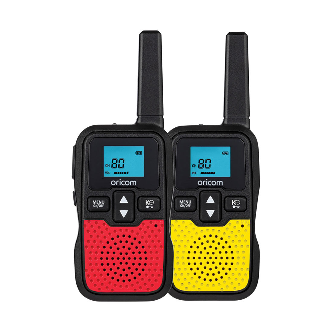 Oricom Handheld UHF CB Radio Twin Pack 0.5W UHF768YR, , scaau_hi-res