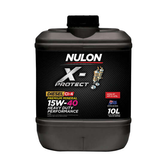 Nulon X-Protect 15W-40 Heavy Duty Protection 10 Litre, , scaau_hi-res