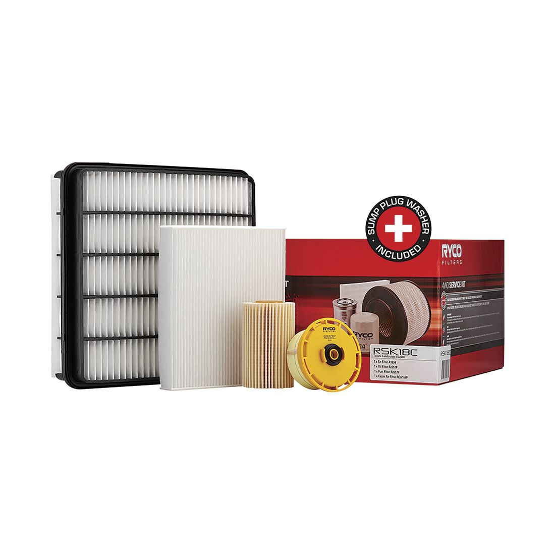 Ryco Filter Service Kit with Cabin Air Filter - RSK18C, , scaau_hi-res