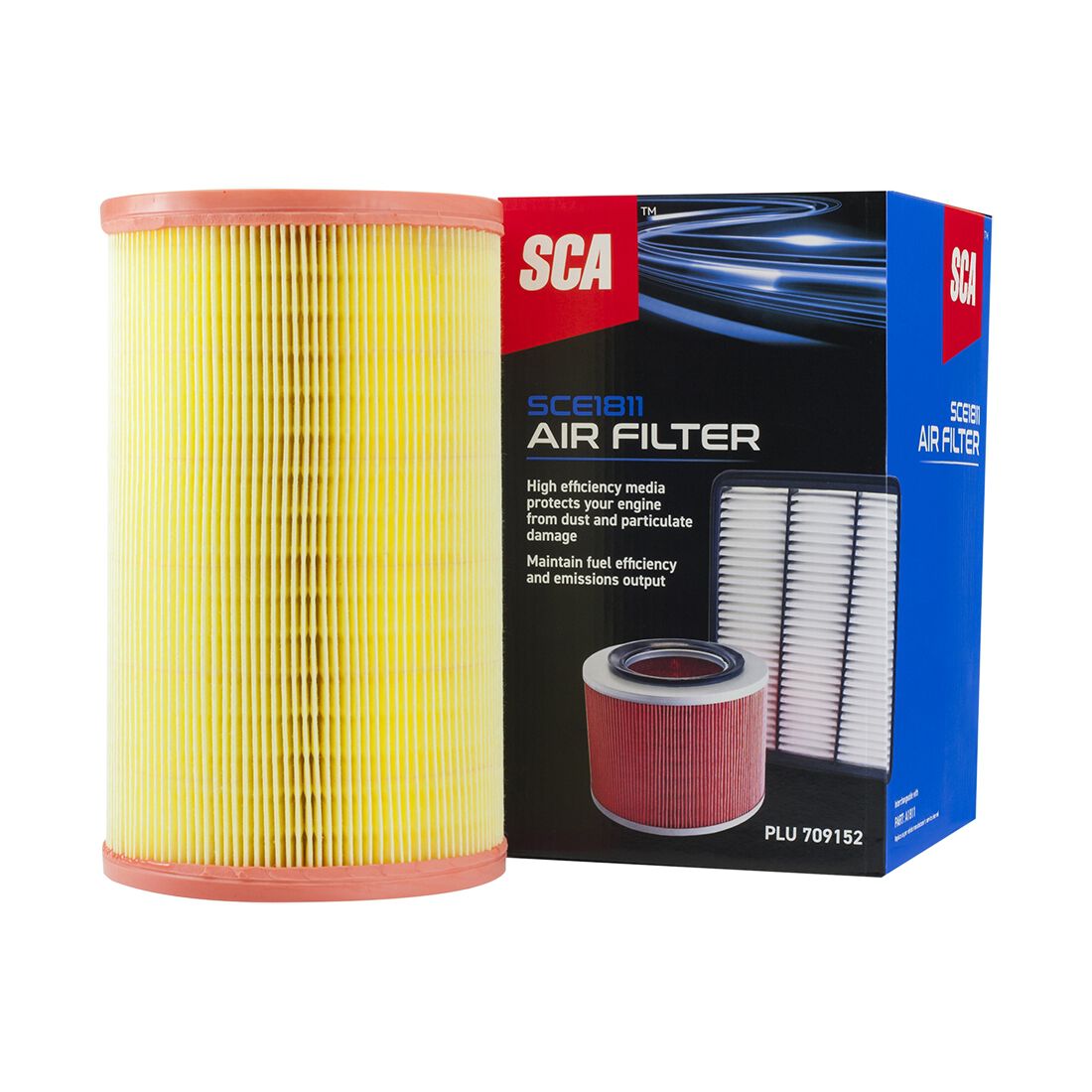 SCA Air Filter SCE1811 (Interchangeable with A1811), , scaau_hi-res