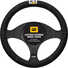 CAT Steering Wheel Cover Leather Black 380mm Diameter, , scaau_hi-res