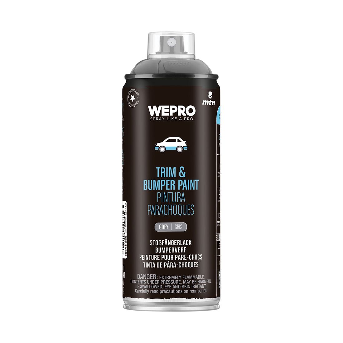 MTN Pro Trim & Bumper Spray Paint Grey 400mL, , scaau_hi-res