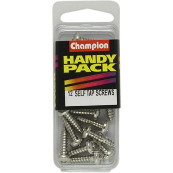 Champion Self Tapping Screws - 10G X 3 / 4inch, BH165, Handy Pack, , scaau_hi-res