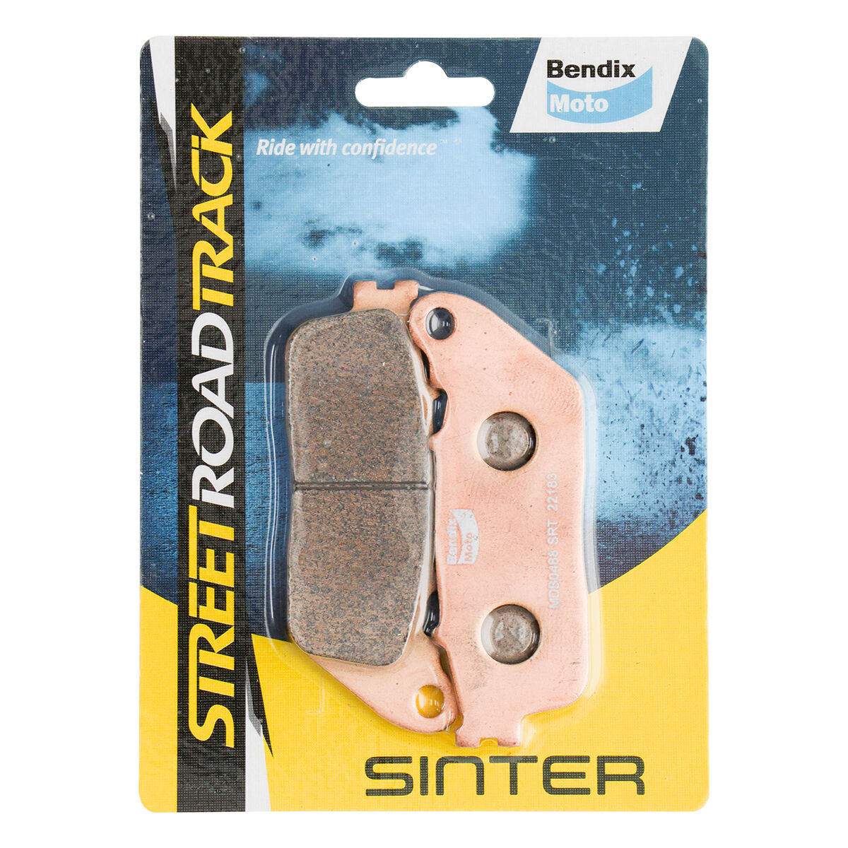 Bendix Street Road Track Motorcycle Disc Brake Pads - MDB0488-SRT, , scaau_hi-res