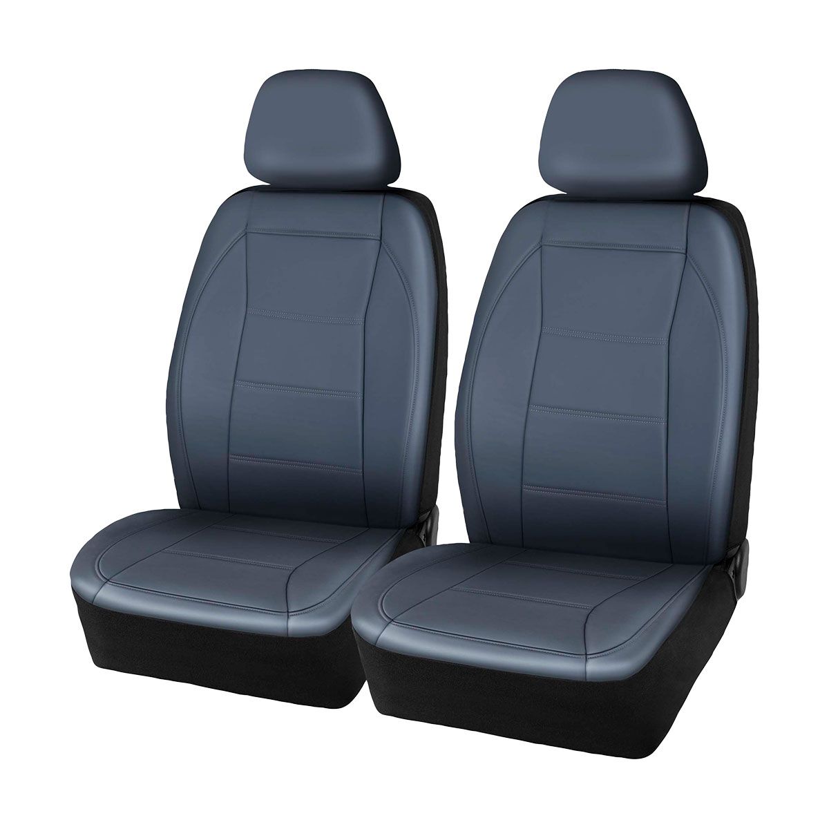 SCA Leather Look Navy Classic Seat Cover, , scaau_hi-res