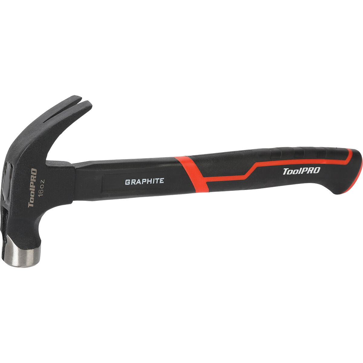 ToolPRO Claw Hammer - Graphite, 16oz, 450g, , scaau_hi-res