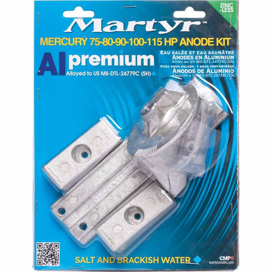 Martyr Alloy Outboard Anode Kit - CMM75115KITA, , scaau_hi-res
