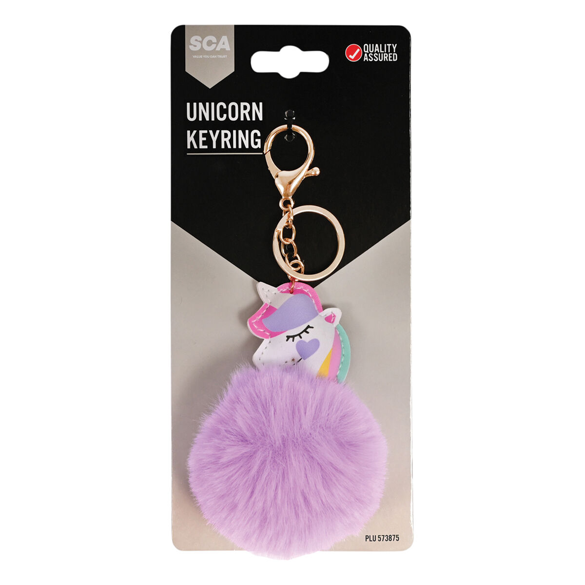 Pom Pom Keyring Unicorn Supercheap Auto