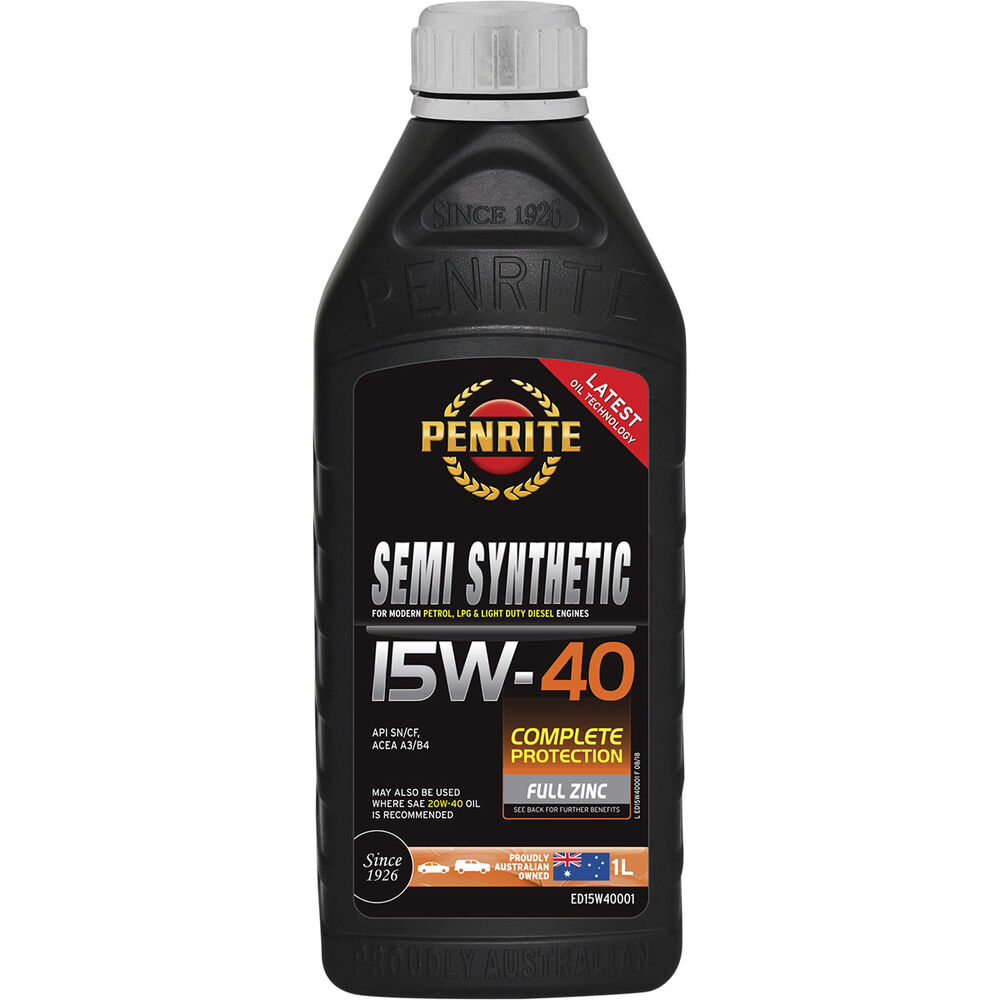 Penrite Semi Synthetic Engine Oil 15W40 1Litre Supercheap Auto