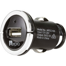 Aerpro Charger 12V to USB 2.1A APCC100, , scaau_hi-res