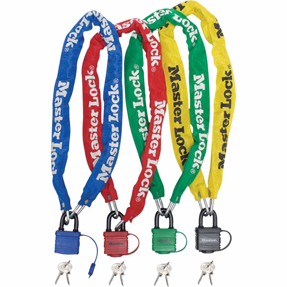 Master Lock Street Flexium Chain and Padlock - 40mm, 6mm x 90cm, , scaau_hi-res