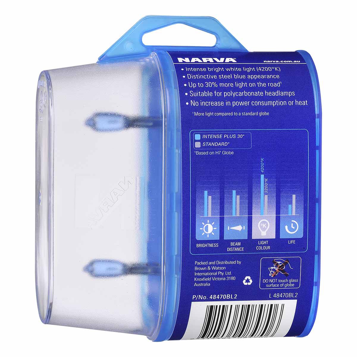 Narva Intense Headlight Globe - H1, 12V, 55W, , scaau_hi-res
