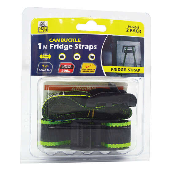 Gripwell Cambuckle Fridge Strap 1m 300kg 2 Pack, , scaau_hi-res