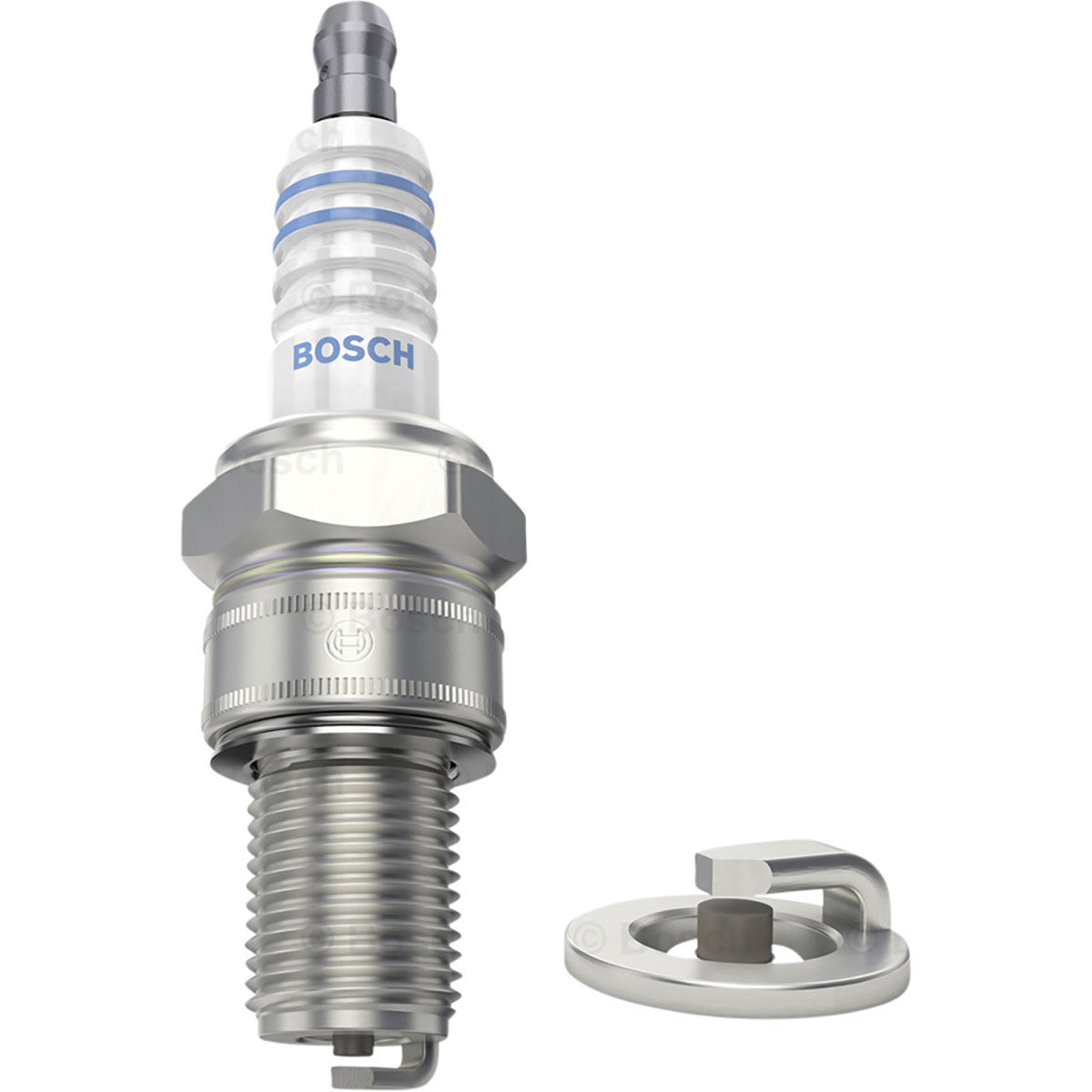 Bosch Spark Plug Single W8CC, , scaau_hi-res