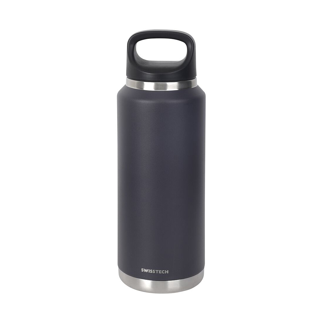 Swiss Tech Drink Bottle - 36oz/1063ml, Charcoal, , scaau_hi-res