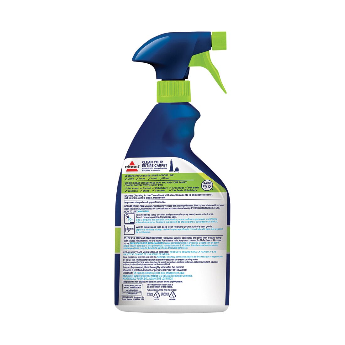 Bissell Pet Stain Pre-Treat Solution - 650ml, , scaau_hi-res