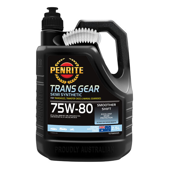 Penrite Trans Gear Oil - 75W-80, 2.5 Litre, , scaau_hi-res