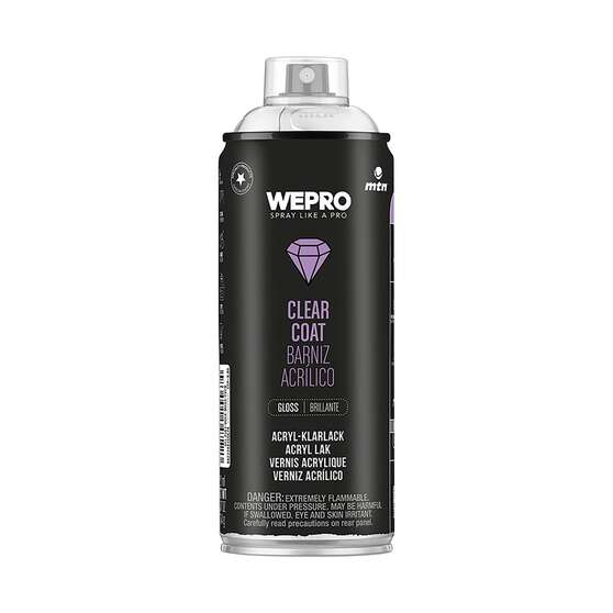 MTN Pro Acrylic Clear Coat Gloss Spray Paint 400mL, , scaau_hi-res