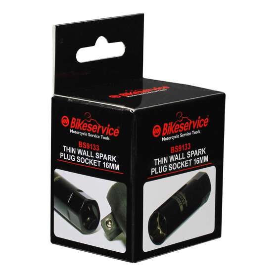 BikeService Extra Thin Wall Spark Plug Socket 16mm, , scaau_hi-res