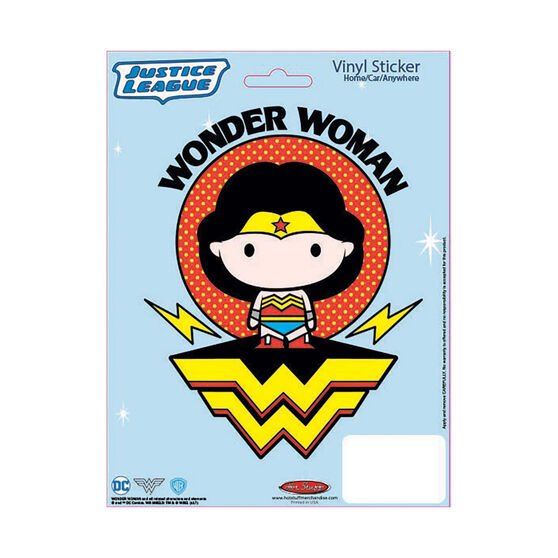 Sticker Chibi Wonder Woman, Vinyl, , scaau_hi-res