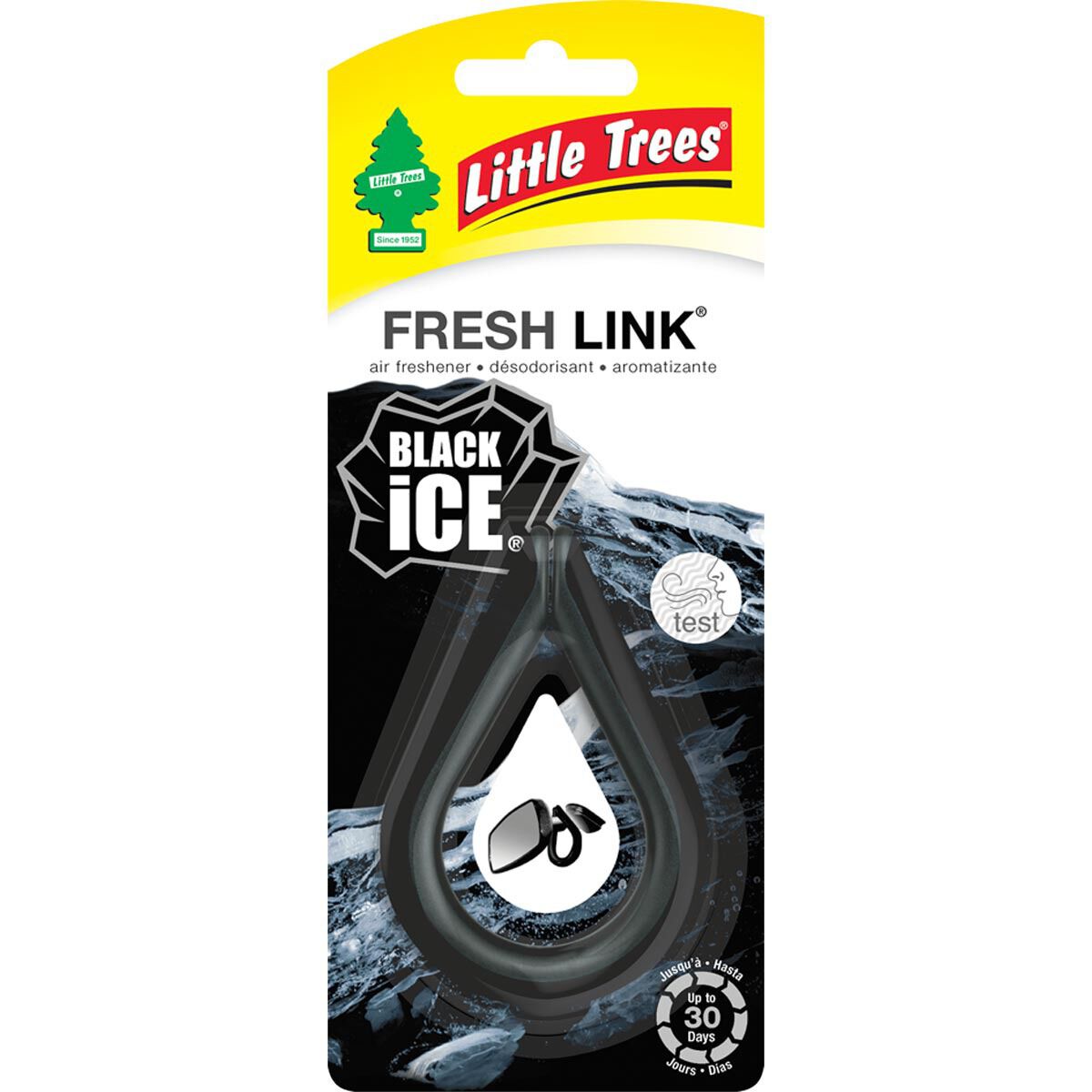 Little Trees Link Air Freshener - Black Ice, , scaau_hi-res