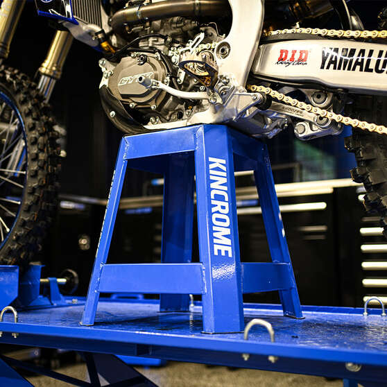 Kincrome Motorcycle Track Stand Blue 300kg, , scaau_hi-res
