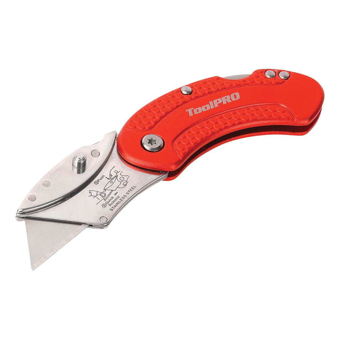 ToolPRO Foldng Lock Back Utility Knife, , scaau_hi-res