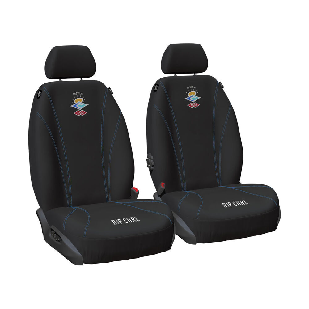 Rip Curl The Search Neoprene Seat Covers Black Adjustable Headrests