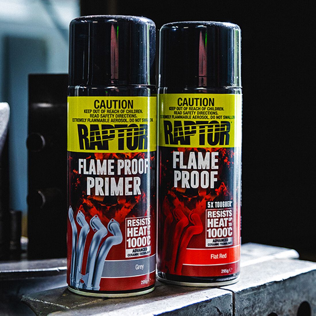 Raptor Flameproof Paint Flat Red, , scaau_hi-res