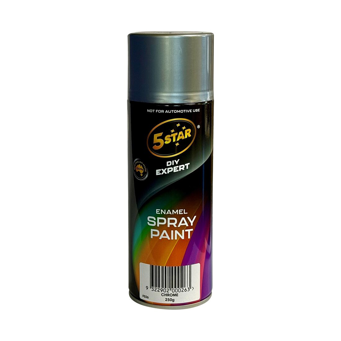 5 Star Enamel Spray Paint Chrome 250g, , scaau_hi-res