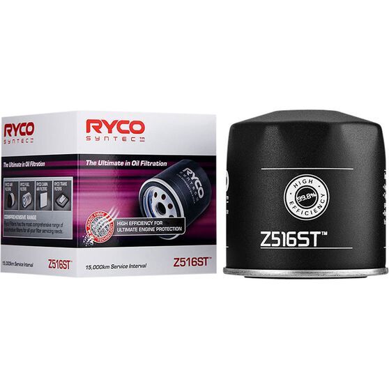 Ryco SynTec Oil Filter - Z516ST (Interchangeable with Z516), , scaau_hi-res