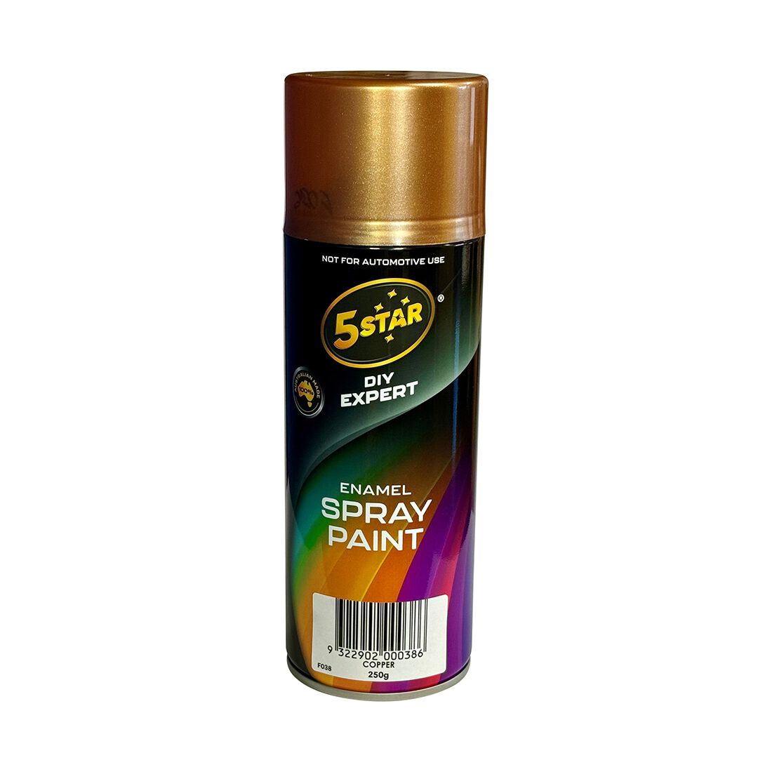5 Star Enamel Spray Paint New Copper 250g, , scaau_hi-res