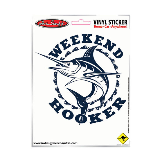 Hot Stuff Sticker Weekend Hooker, Vinyl, , scaau_hi-res