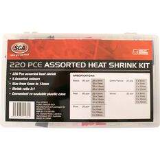 SCA Heat Shrink Kit 220 Piece, , scaau_hi-res