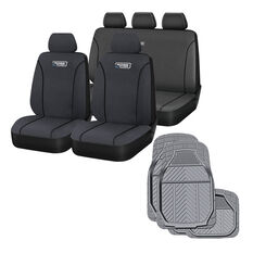 Ridge Ryder Canvas Seat Cover and Rubber Floor Mat Set, , scaau_hi-res
