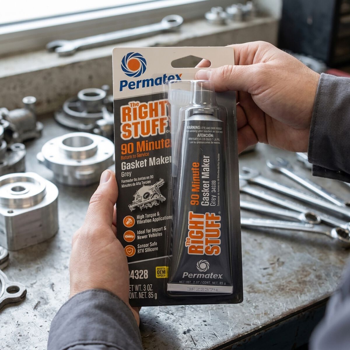 Permatex The Right Stuff 90 Minute Gasket Maker Grey 85g, , scaau_hi-res