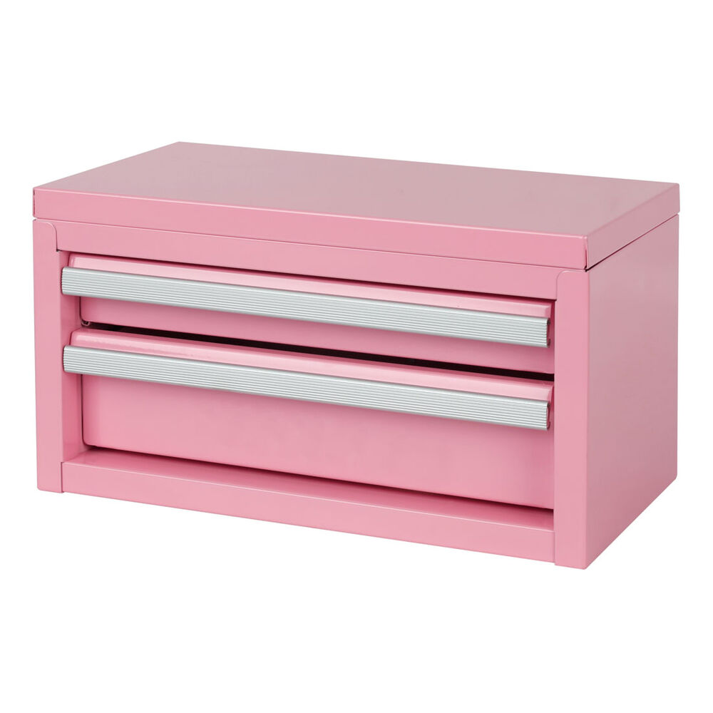 ToolPRO Miniature Tool Chest 2 Drawer Pink Supercheap Auto