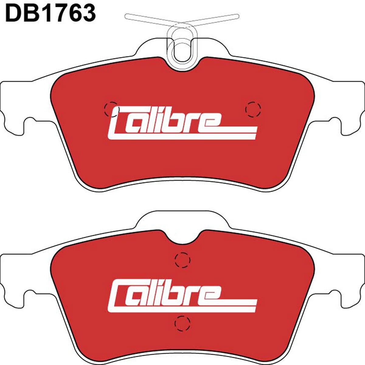 Calibre Disc Brake Pads DB1763CAL, , scaau_hi-res