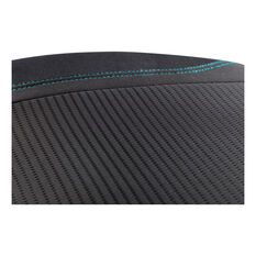 Skechers Air Cooled Memory Foam Lumbar Cushion Black/Aqua, , scaau_hi-res