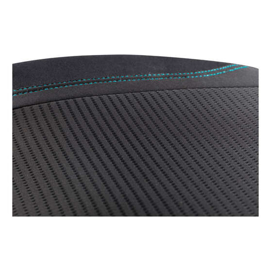 Skechers Air Cooled Memory Foam Lumbar Cushion Black/Aqua, , scaau_hi-res