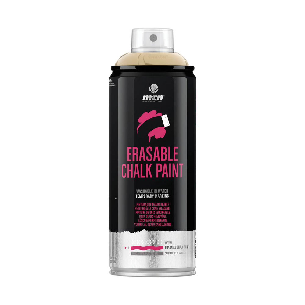 MTN Pro Gold Erasable Chalk Spray Paint 400mL Supercheap Auto