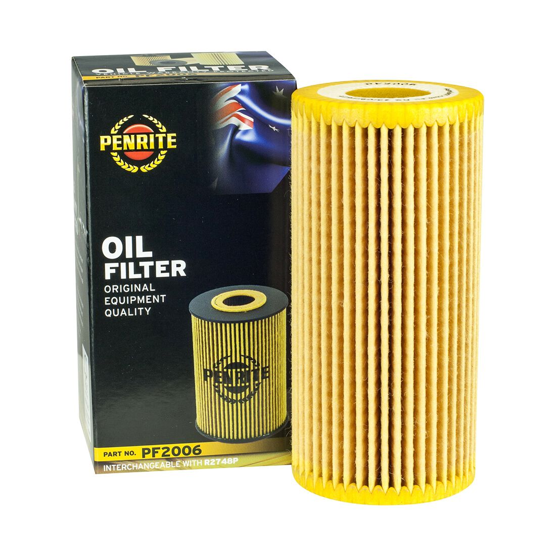 Penrite Oil Filter PF2006 (Interchangeable with R2748P), , scaau_hi-res