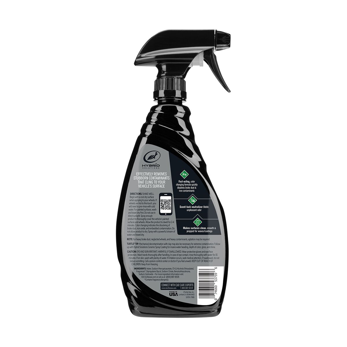 Turtle Wax Hybrid Solutions Pro All Wheel Cleaner & Iron Remover 680mL, , scaau_hi-res