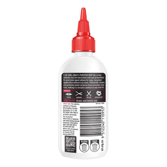 WD40 Multi Purpose Drip Oil 3-in-1 120mL, , scaau_hi-res