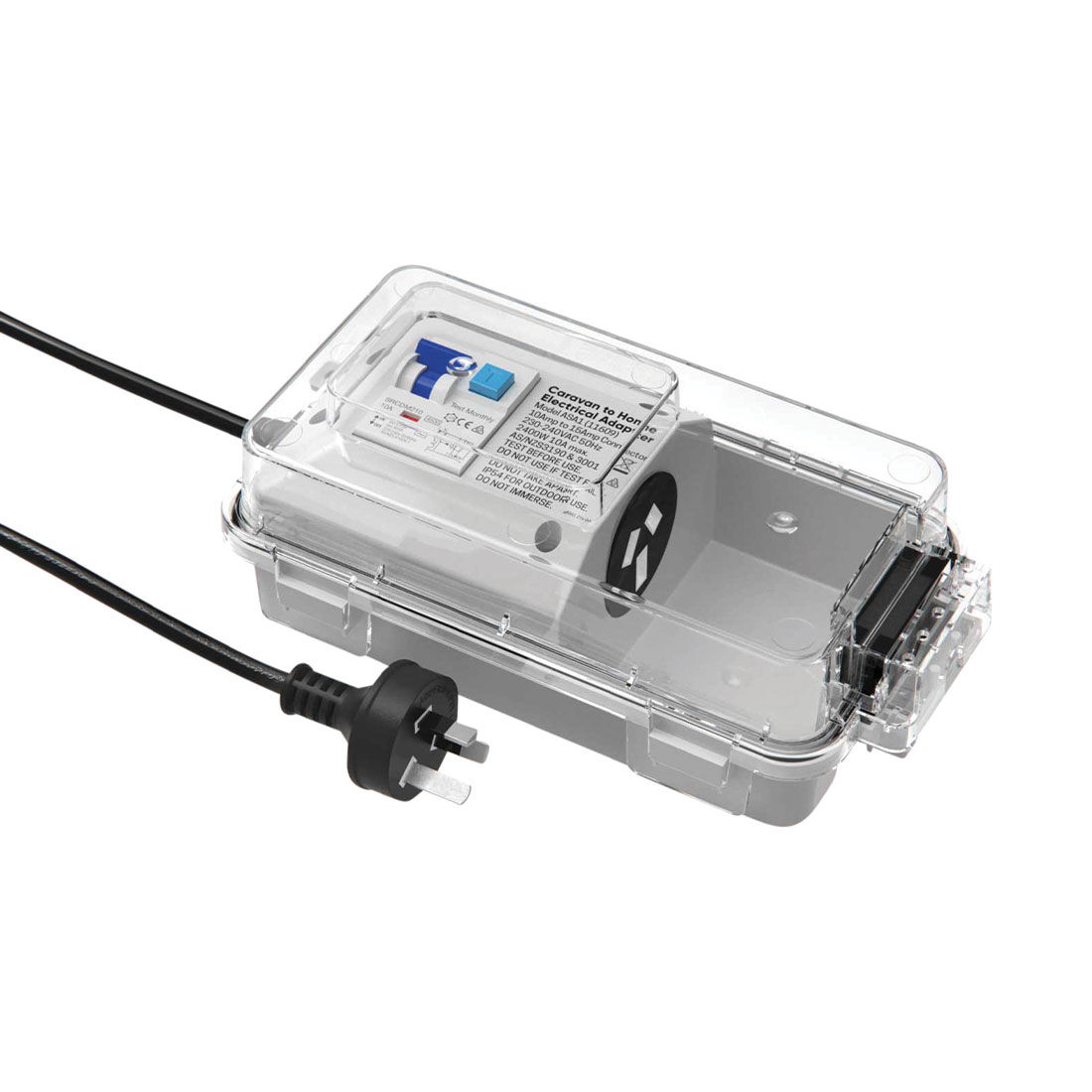 Ampsafe 10-15A Caravan Power Adaptor, , scaau_hi-res