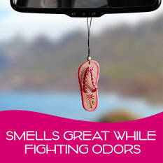 California Scents Novelty Hanging Sandal Coronado Cherry Car Air Freshener 1PK, , scaau_hi-res