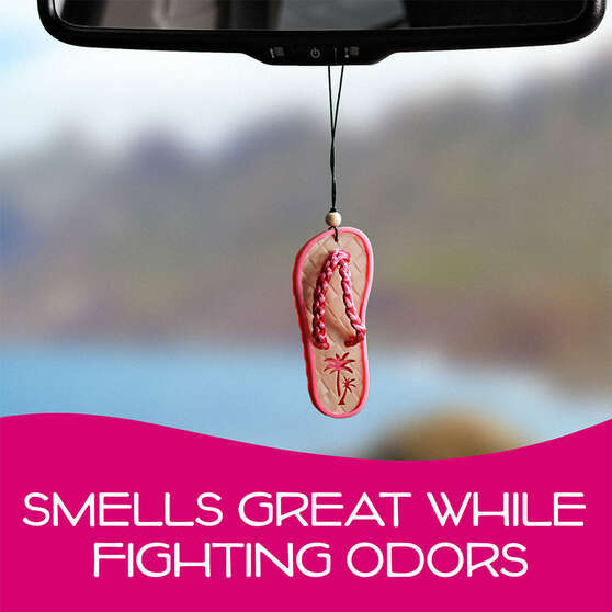 California Scents Novelty Hanging Sandal Coronado Cherry Car Air Freshener 1PK, , scaau_hi-res