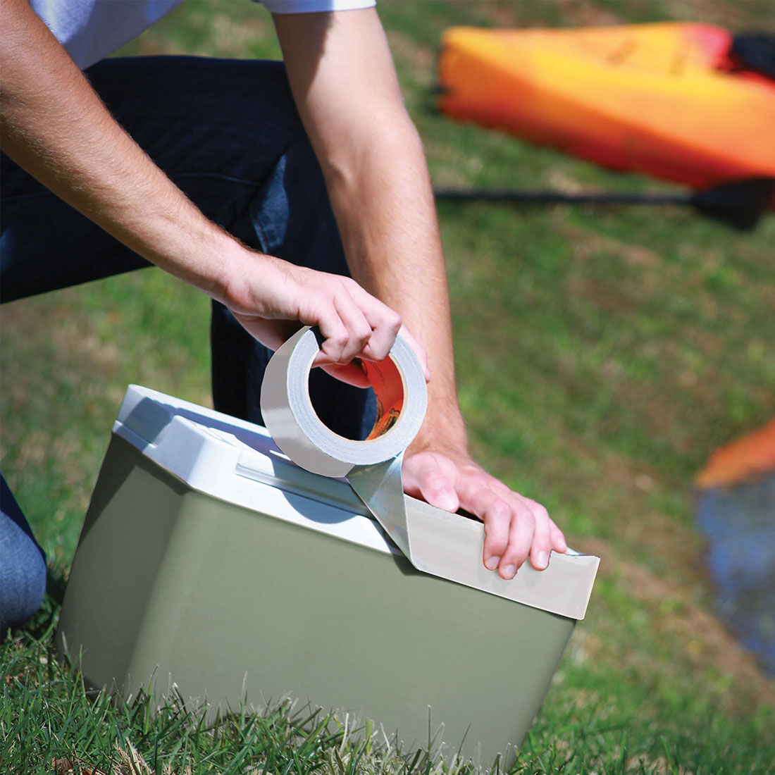 Gorilla Tape White 48mm X 9.1m, , scaau_hi-res