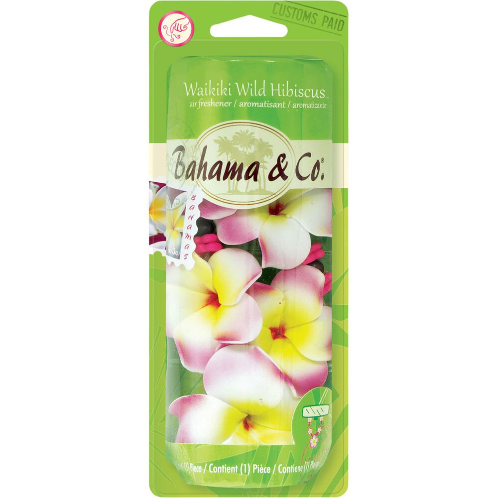 Bahama & Co Flower Necklace Air Freshener Waikiki Wild Hibiscus