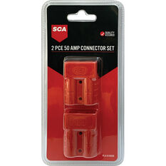 SCA 50 Amp Connector Set -Red, 2 Pack, , scaau_hi-res